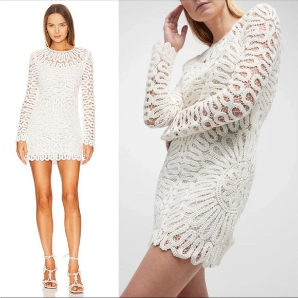 SIMKHAI Mccall Cage Crochet Dress - Picture 2 of 8